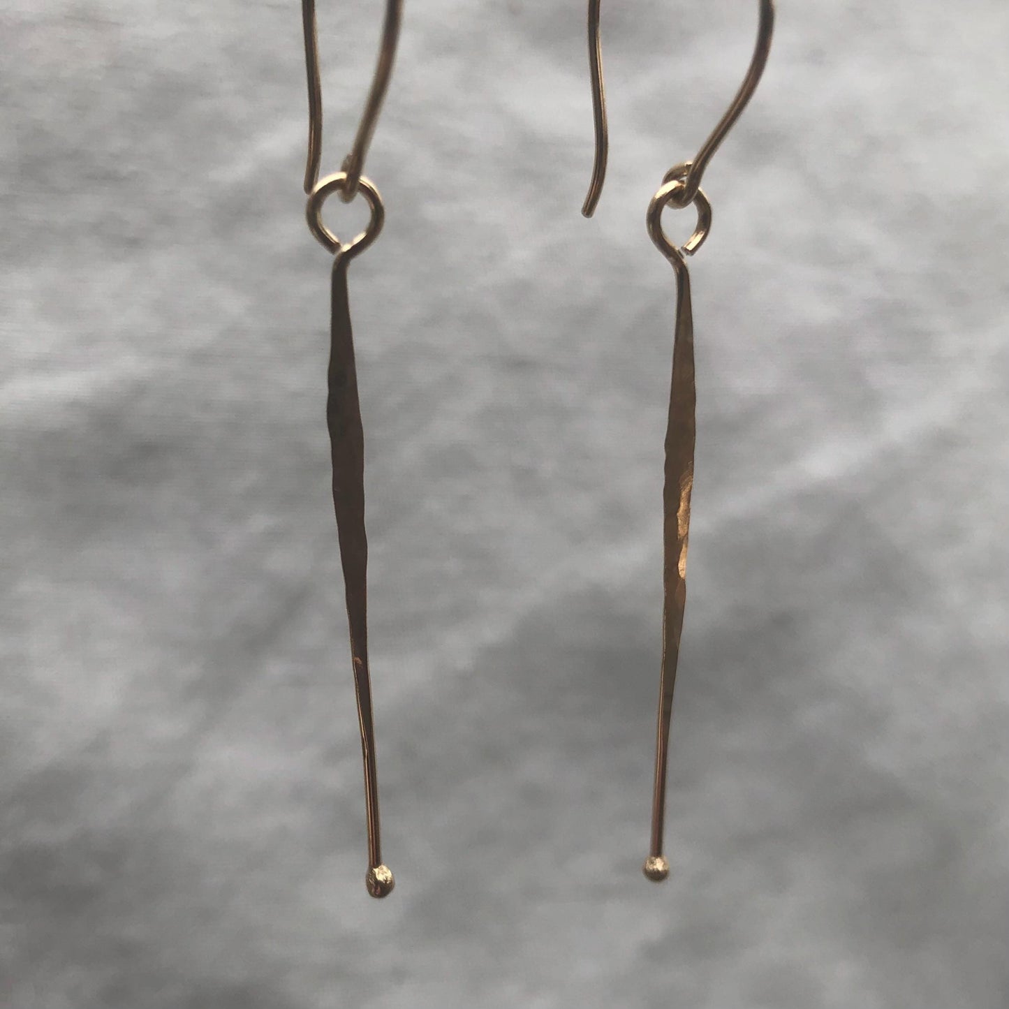 Solid gold statement earrings // Jellyfish earrings