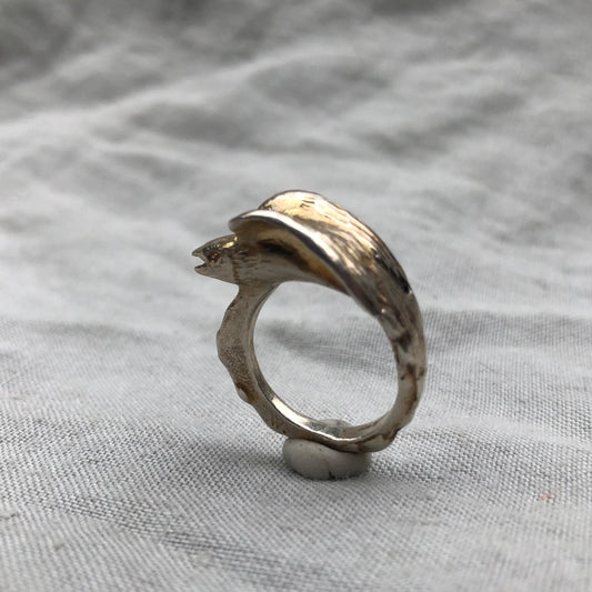 Shakespeare Sonnet 29 ring / Bird ring / Lark arising ring / Joy ring / Love ring / 25th anniversary ring