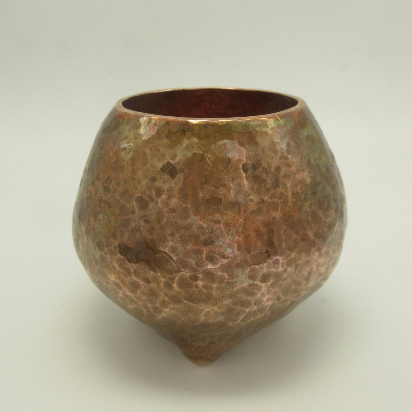 Fat Pot no. 2 in hammer-raised copper