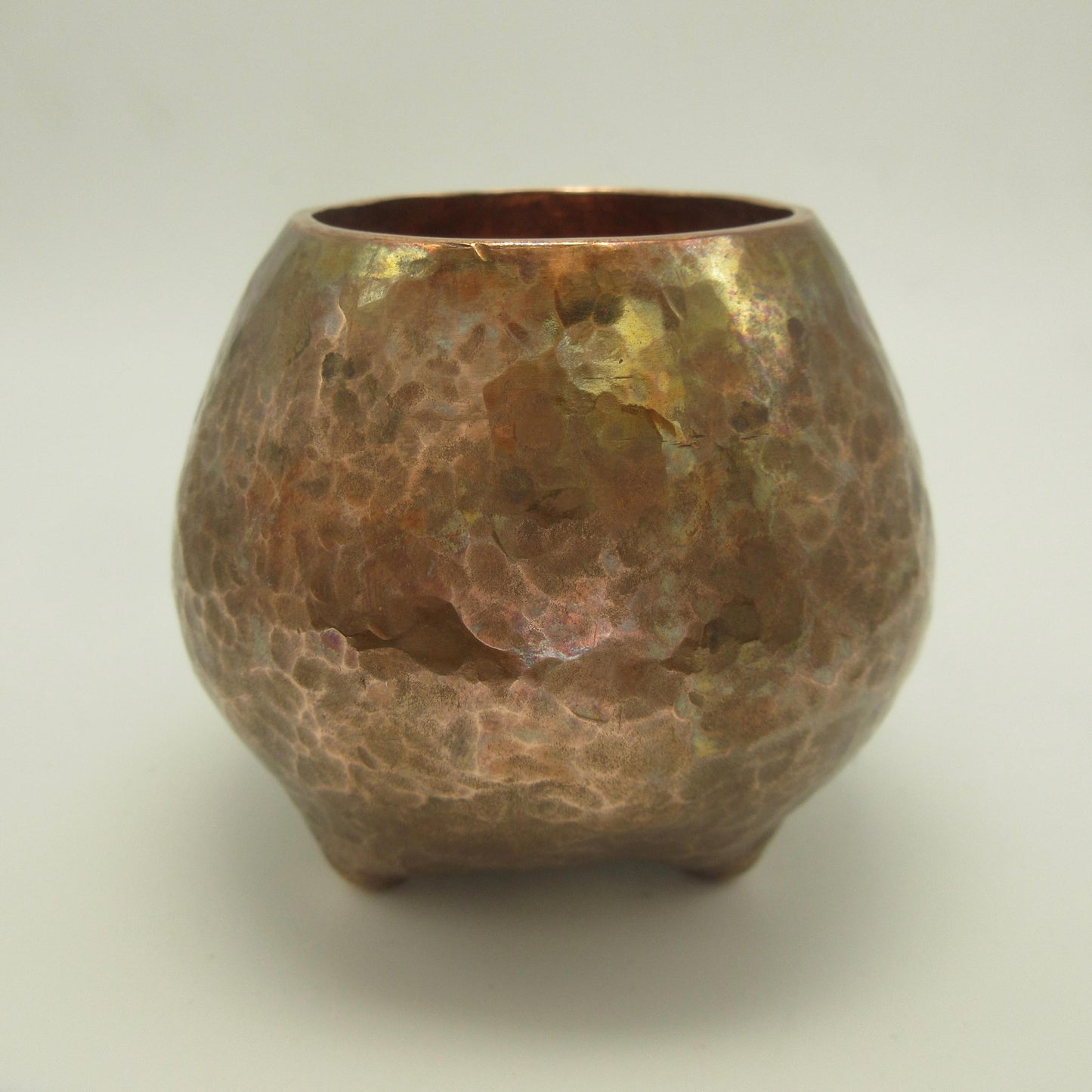 Fat Pot no. 2 in hammer-raised copper