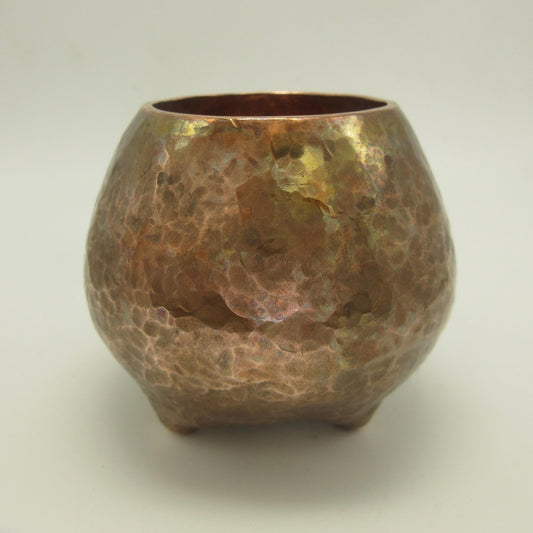 Fat Pot no. 2 in hammer-raised copper